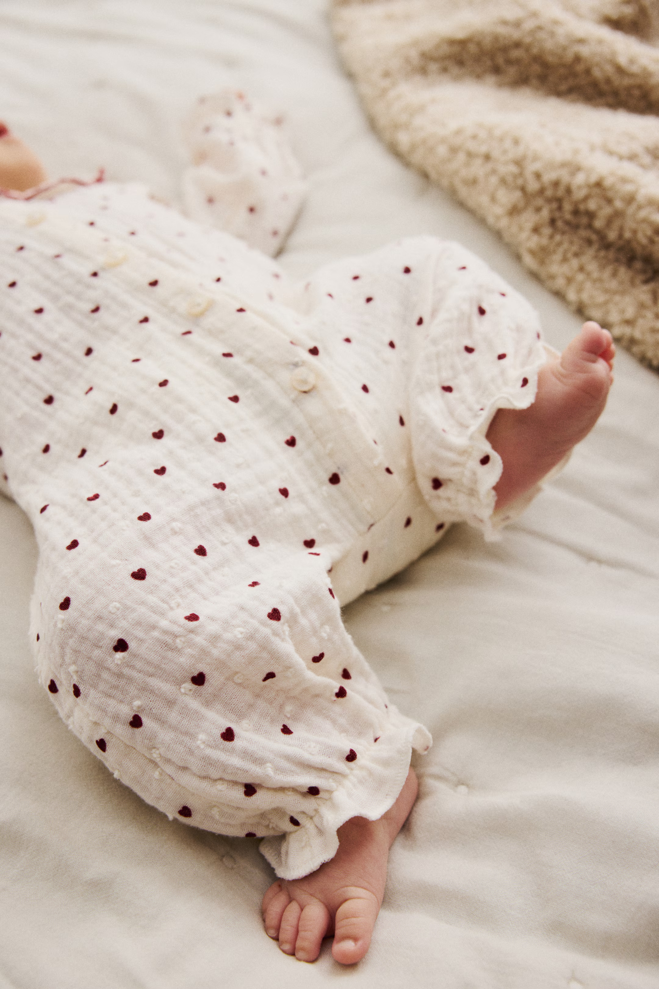 Cotton Muslin Romper Suit | H&M (US + CA)