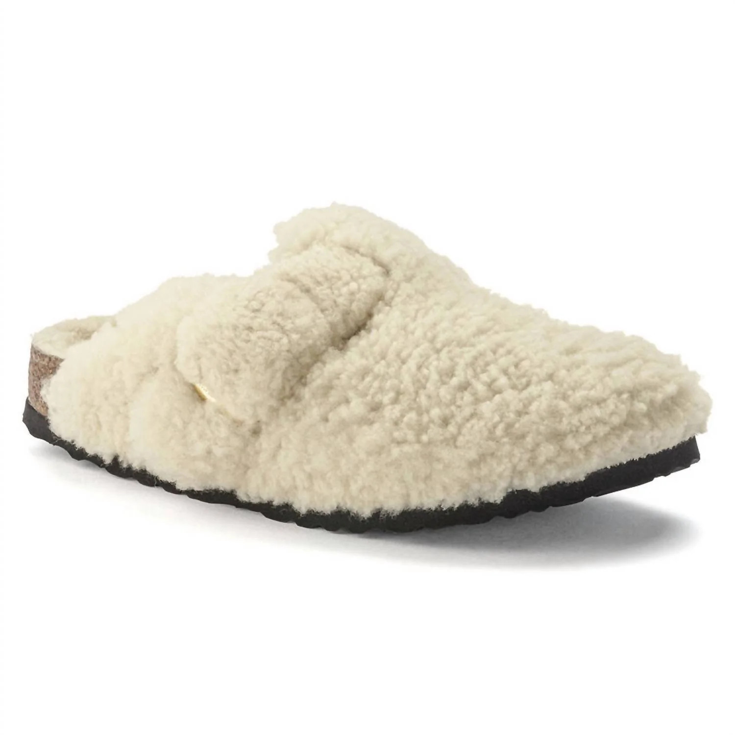 Boston Big Buckle Clogs In T/e Teddy Eggshell | Shop Simon