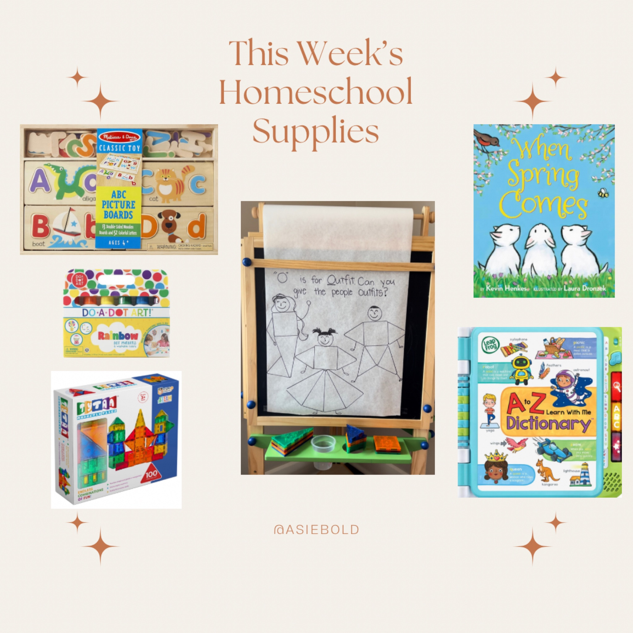 love when we get to do activities on the easel with our magnetic tiles! 

#LTKfamily #LTKfindsunder100 #LTKkids