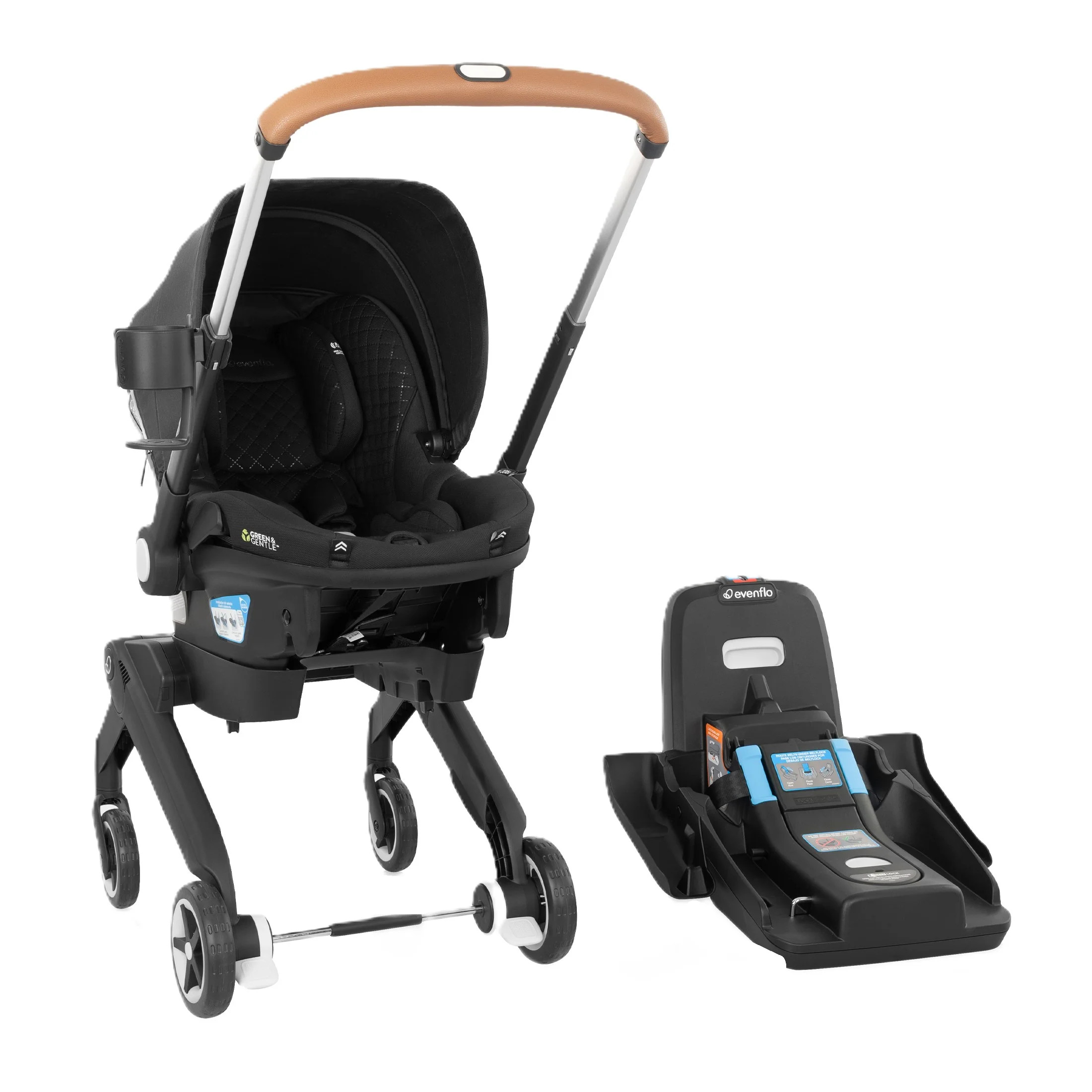 Evenflo Gold Shyft DualRide with Carryall Storage Infant Car Seat and Stroller Combo(Jasper) | Walmart (US)