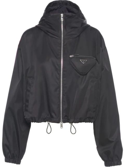 Re-Nylon hooded track jacket | Farfetch (US)