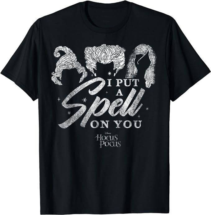 Disney Hocus Pocus Sanderson Hair I Put A Spell On You T-Shirt | Amazon (US)
