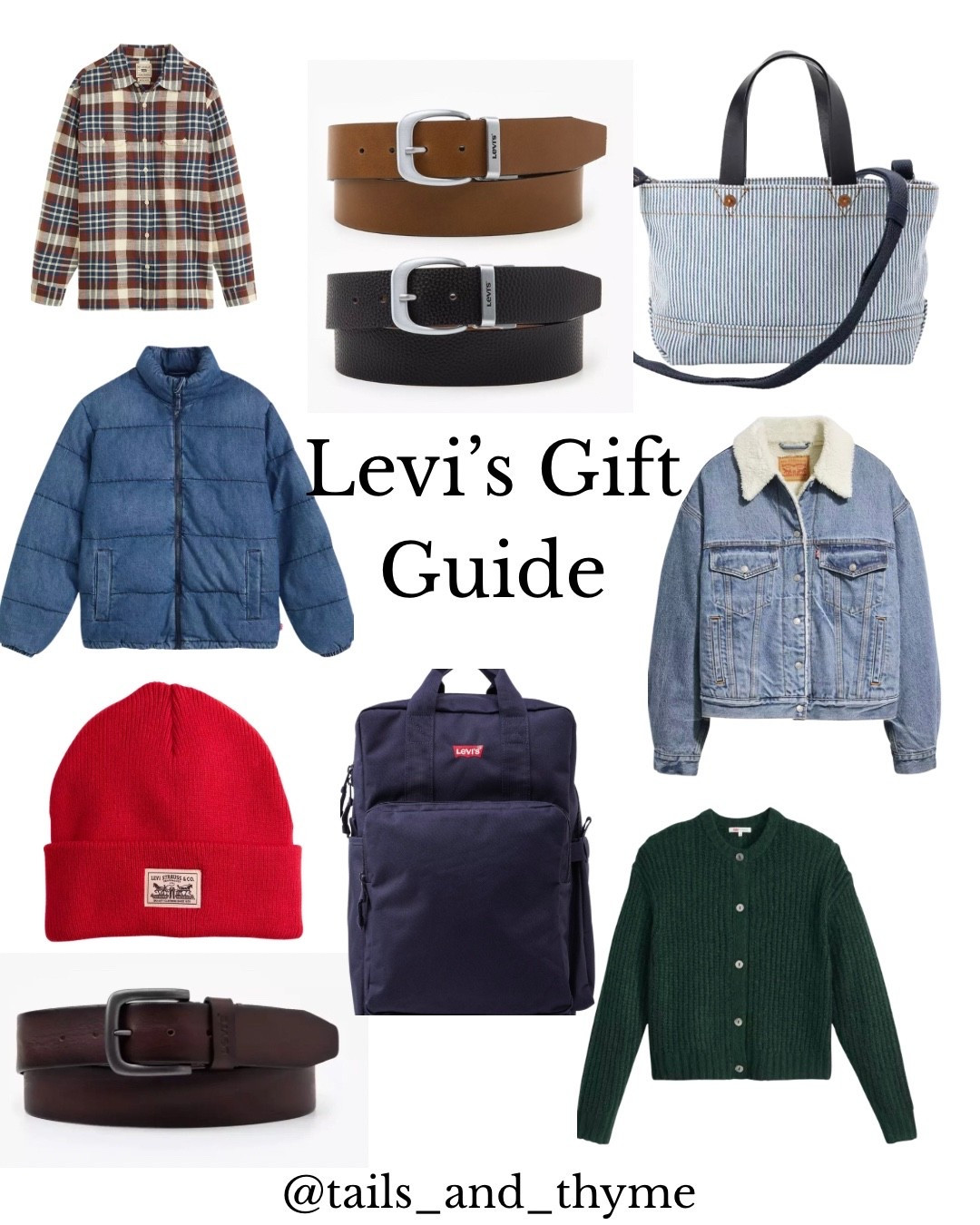 Levi’s Gift Guide is here! 🎁✨
Classic denim, cozy layers, everyday accessories — perfect picks for him this holiday season. These are timeless pieces they’ll reach for over and over again.
Shop the full guide below 🤎⬇️

⭐ #LTKmens #LTKgifts #LTKholiday #GiftGuide #MensStyle #Levis #HolidayGifts #GiftsForHim #LTKfinds #LTKfashion #LTKsale #GiftsUnder100 #MensGifts #HolidayStyle #LTKseason #LTKhome #LTKwinter #LTKedit


#LTKGiftGuide #LTKHoliday #LTKSaleAlert