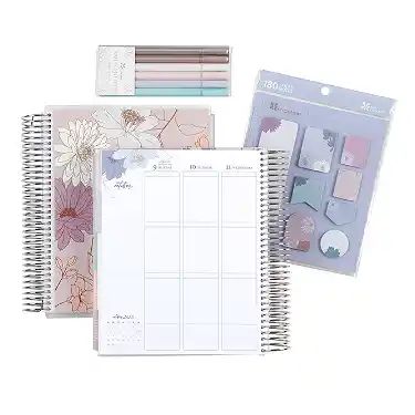 Metallic In Bloom LifePlanner™ Starter Set Bundle | Erin Condren | Erin Condren