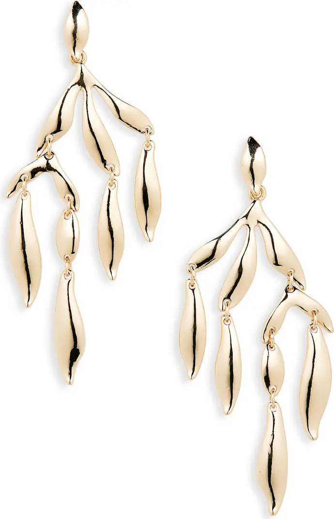 Abstract Leaf Chandelier Earrings | Nordstrom Rack