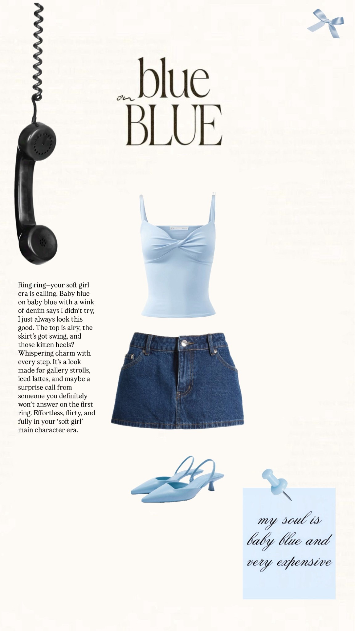 Ring ring-your soft girl era is calling (And she’s dressed in baby blue) 

#LTKOver40 #LTKSummerEdit #LTKStyleTip