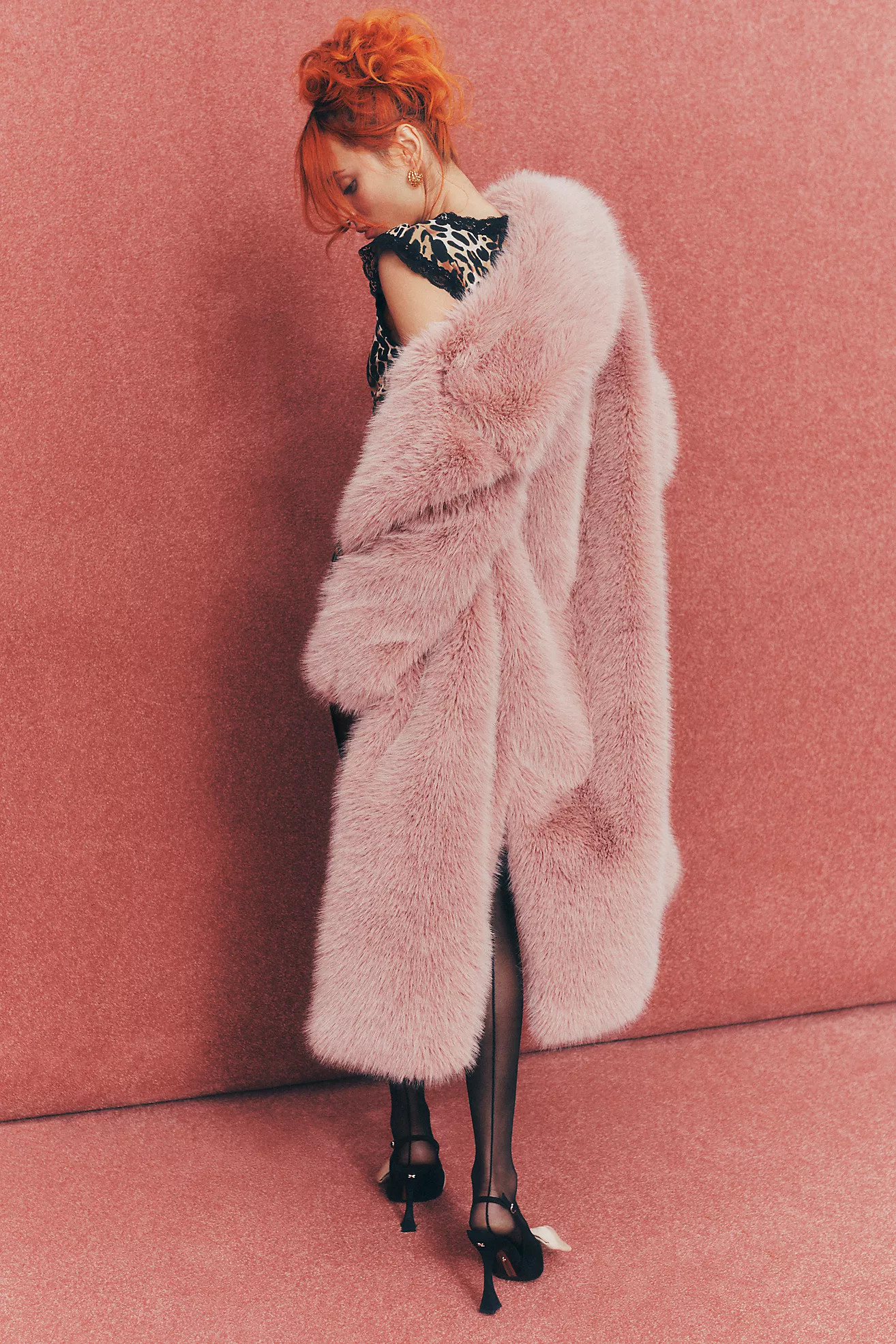 Avec Les Filles Faux Fur Long Coat | Anthropologie (US)