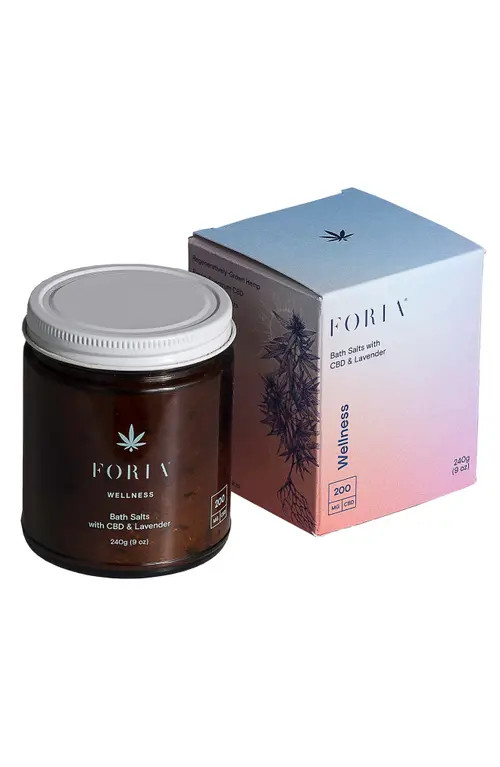 FORIA Wellness Bath Salts with CBD & Lavender at Nordstrom, Size 9 Oz | Nordstrom