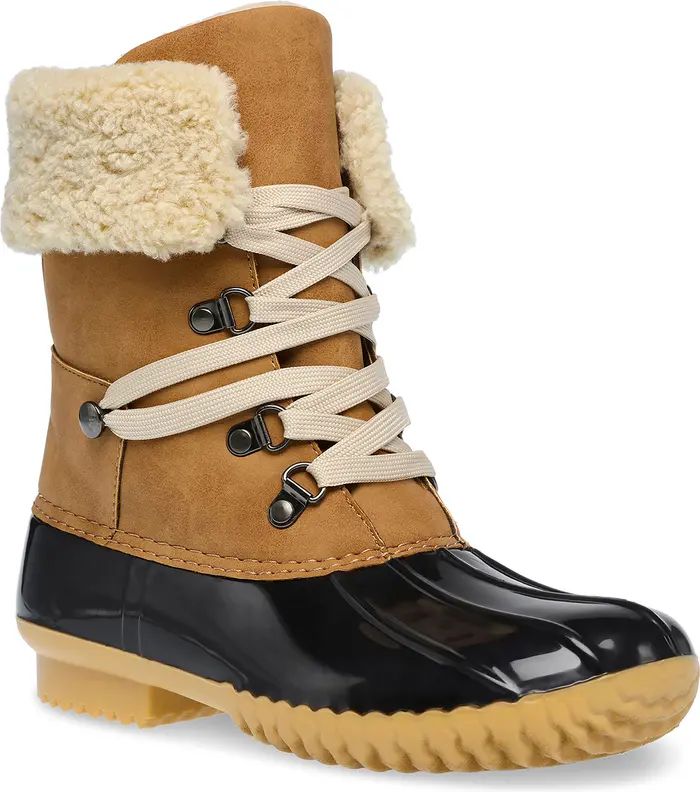 DV by Dolce Vita DV DOLCE VITA Faux Shearling Trim Duck Boot | Nordstromrack | Nordstrom Rack