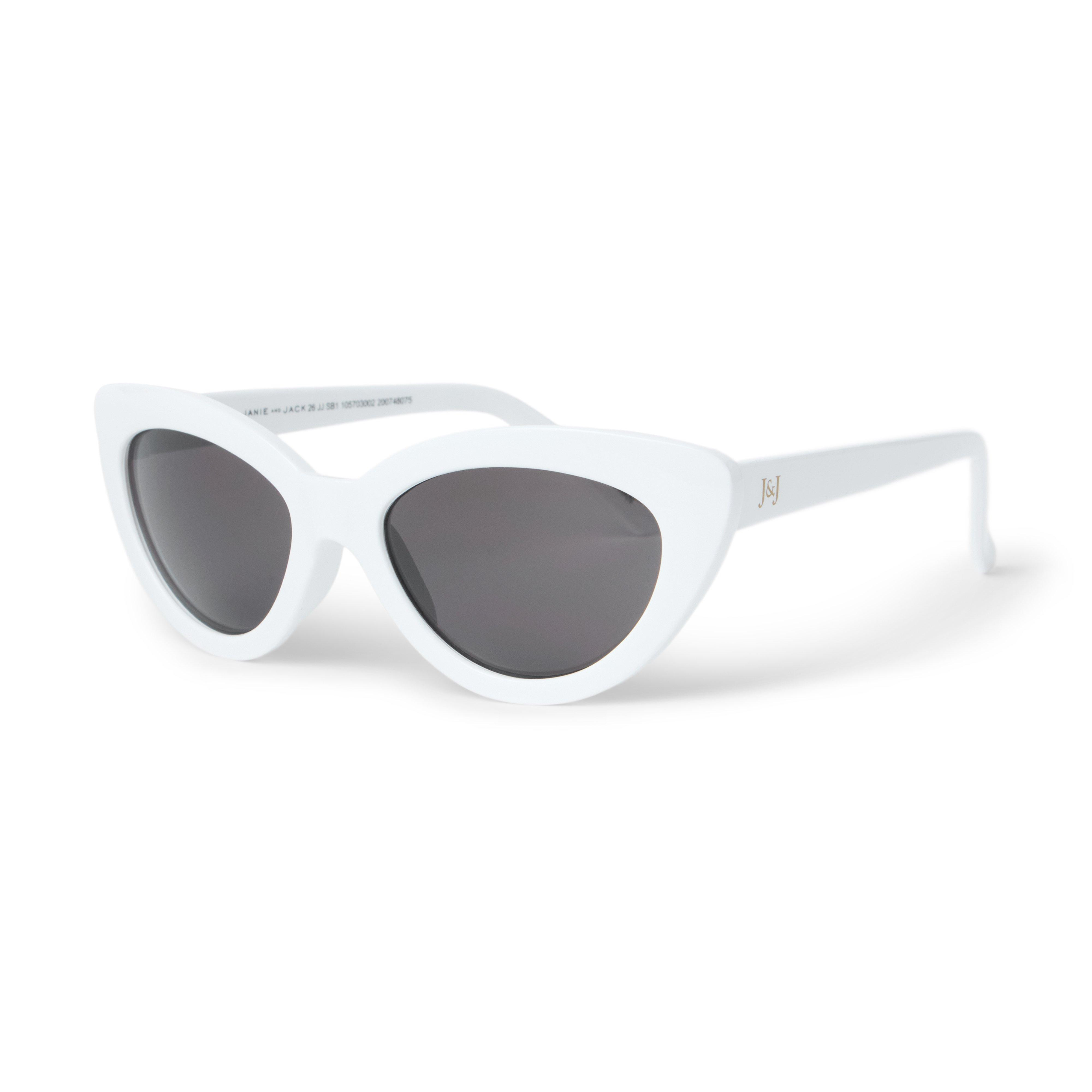 Janie and Jack | Cat Eye Sunglasses - White / 4+ yrs | Janie and Jack