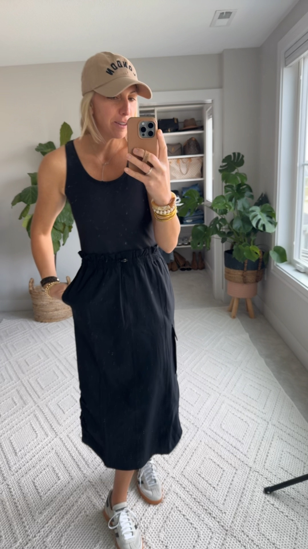 Sporty chic, mom and the go look in this super flattering and comfortable maxi dress. I sized up to a medium for a mower relax fit on the bottom you can use my code: SARAHKELLYXSPANX for 10% off + free shipping 

#LTKTravel #LTKOver40 #LTKActive