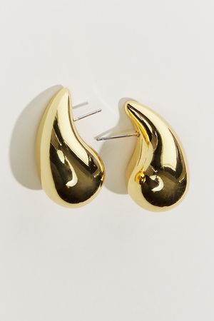18k Gold Large Nugget Earrings | Altar'd State | Altar'd State