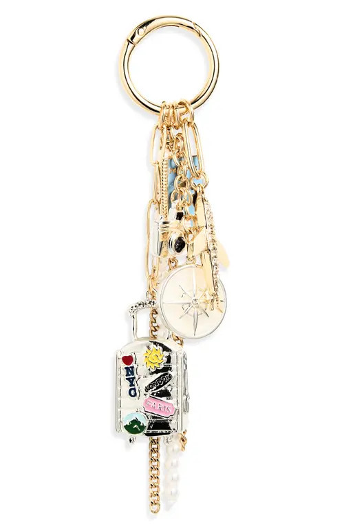 Chelsea28 Travel Cluster Bag Charm in Blue Multi- Gold at Nordstrom | Nordstrom