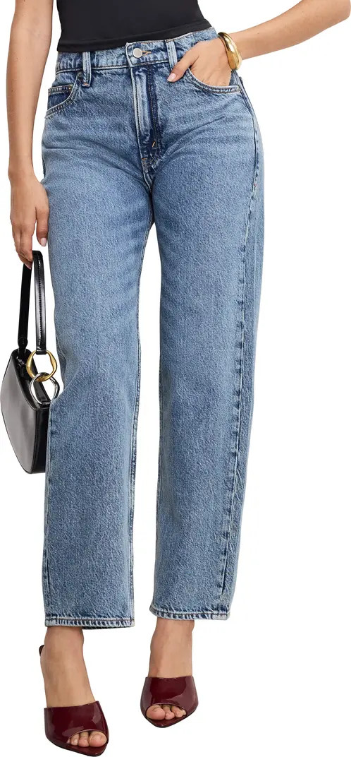 Good American Good Standard Straight Leg Jeans | Nordstrom | Nordstrom