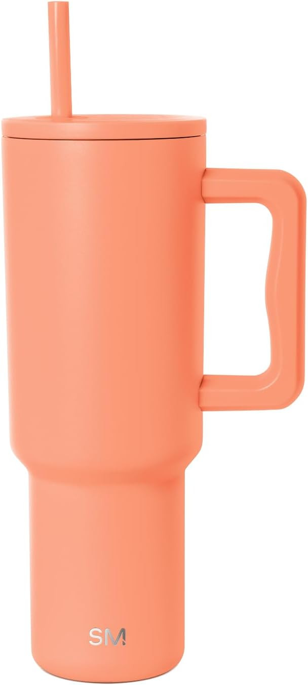 Simple Modern 40 oz Trek Tumbler with Handle and Straw Lid | Cup Holder Friendly Insulated Stainl... | Amazon (US)