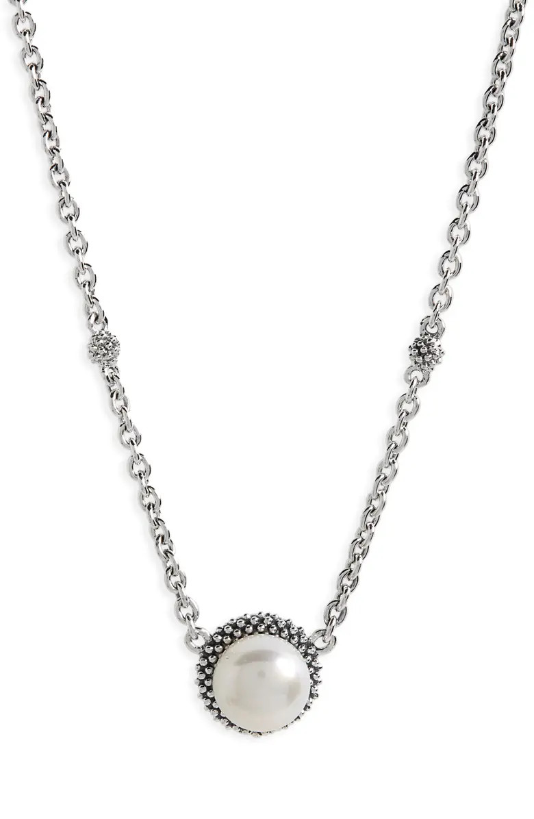 'Luna' Pearl Pendant Necklace | Nordstrom