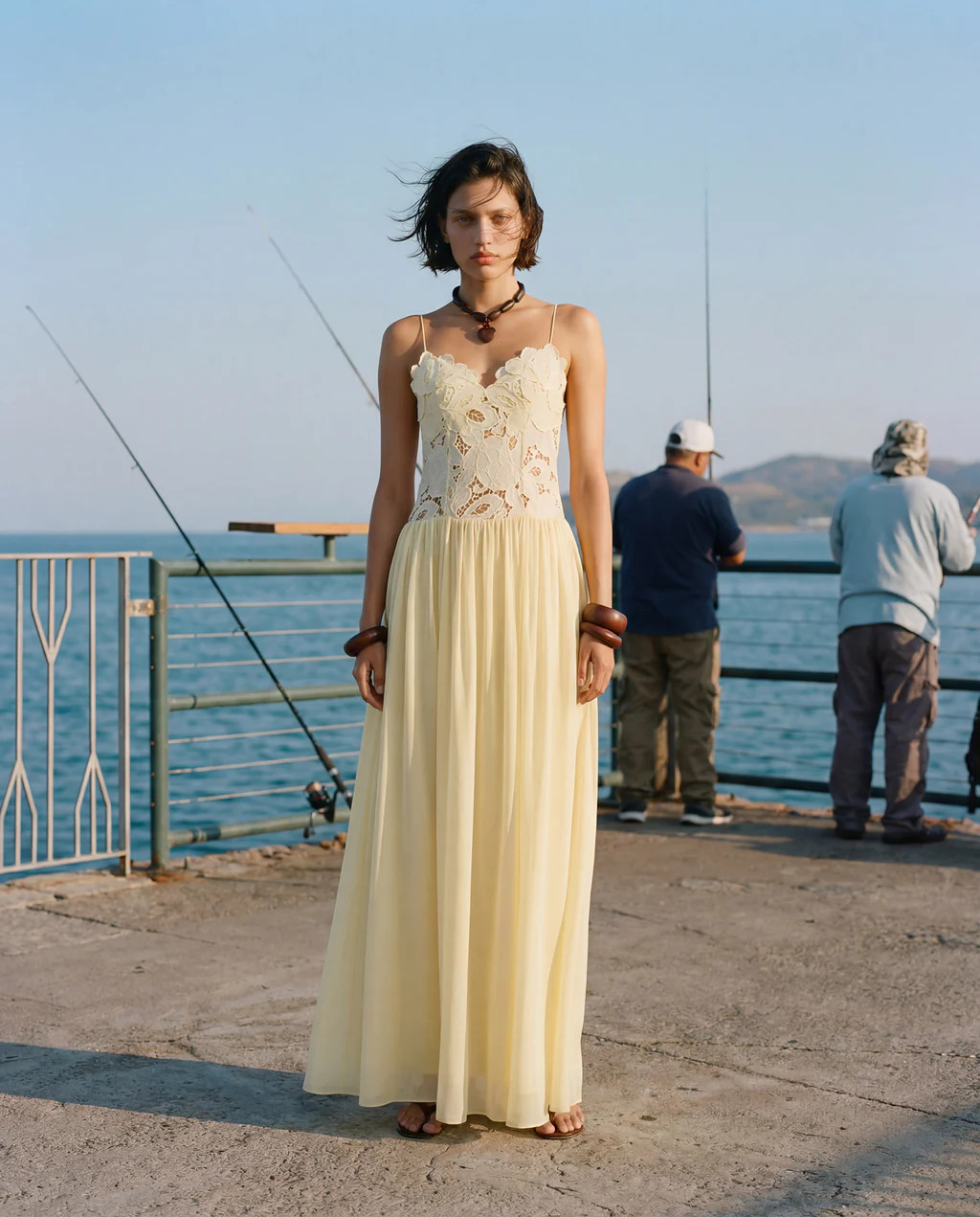 Stephanie Maxi Dress Butter | Hansen and Gretel