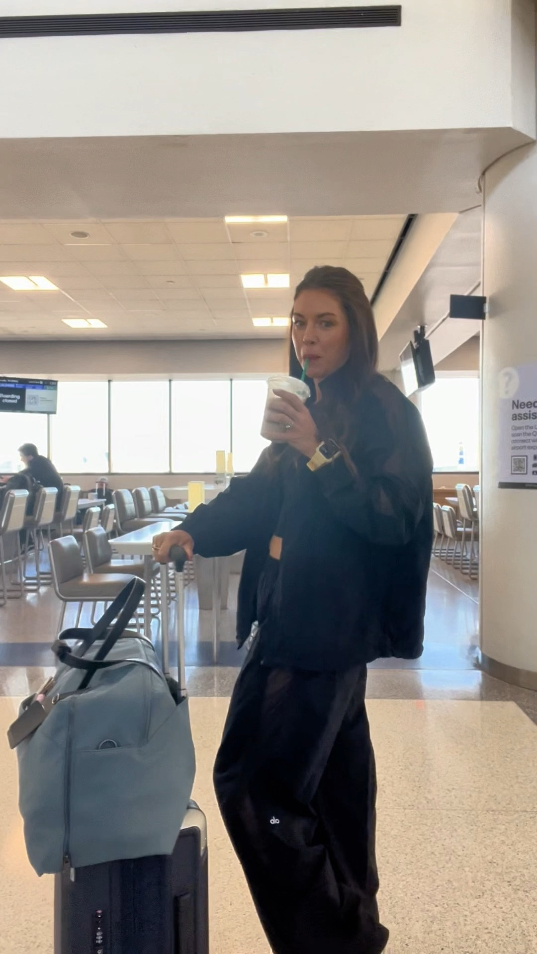 Don’t care if you can hear me coming from a mile away. I’m in love with these peek-a-boo mesh panel track pants and the matching jacket. So comfy for travel, but still super cute  

#LTKActive #LTKTravel