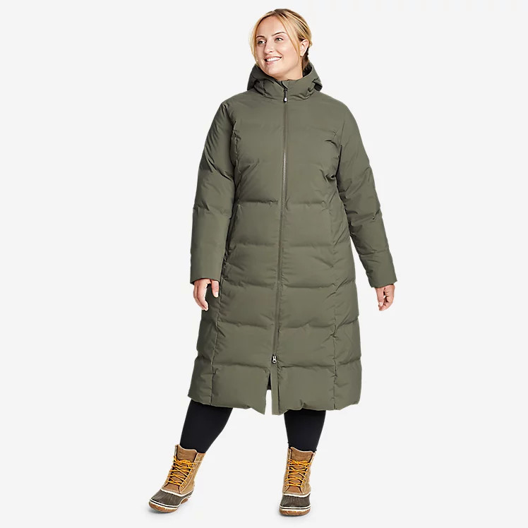 Glacier Peak Seamless Stretch Down Duffle Coat | Eddie Bauer, LLC