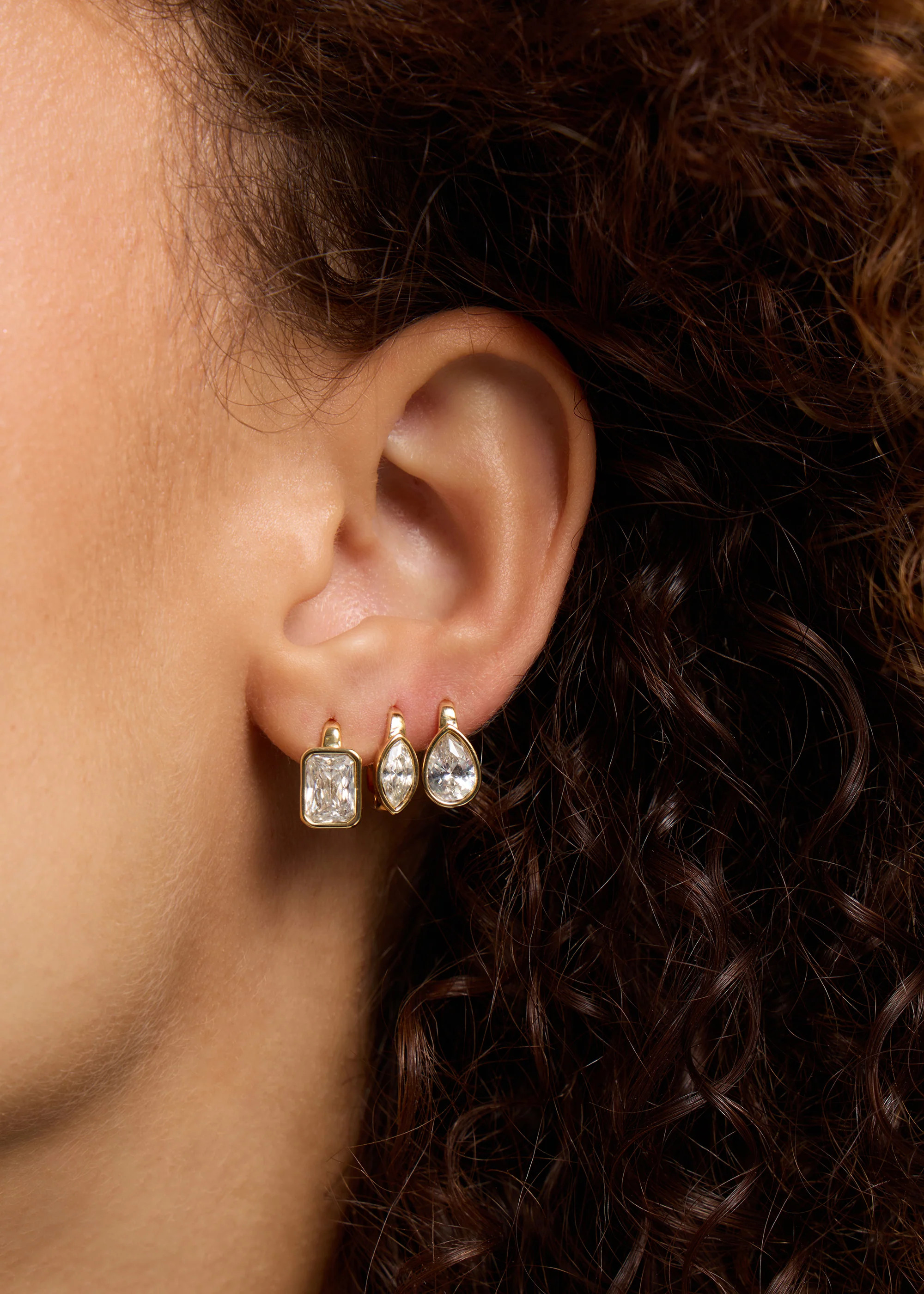 Take Shape Earring Set of 3 | Electric Picks Jewelry