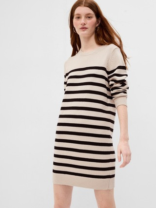 Stripe Mini Sweater Dress | Gap (US)