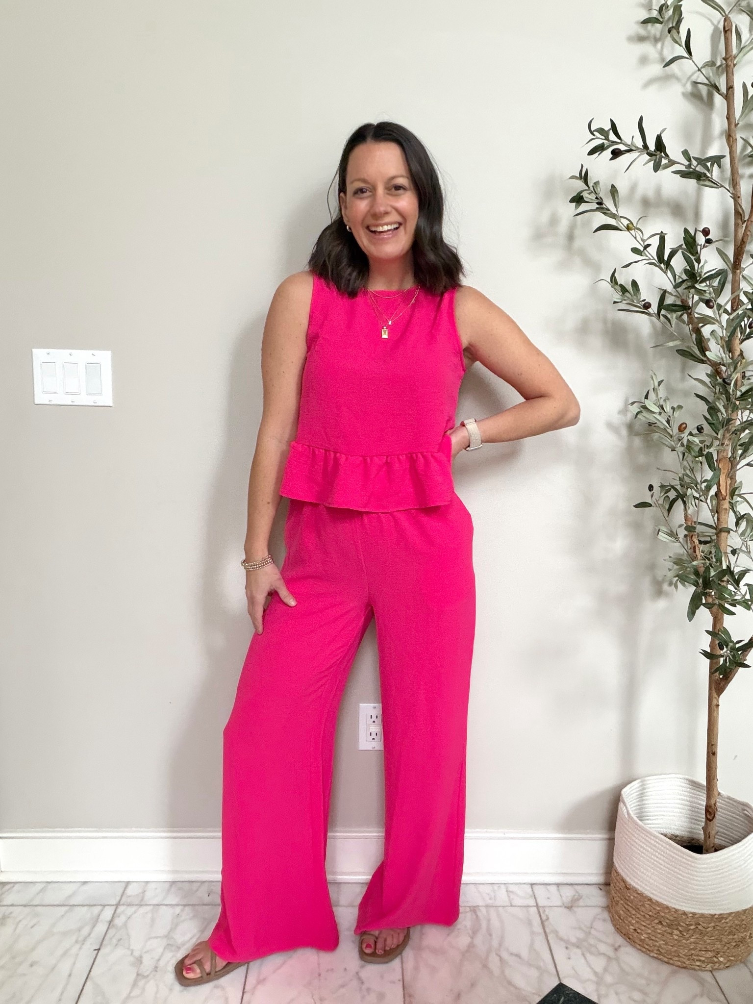 Amazon 2 piece set for vacation! Runs true to size - the pants are a tad long on me at 5’4”! I’m in the small.



#LTKootd #LTKSeasonal #LTKOver40