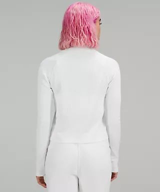 Rest Less Cropped Half Zip Online Only | Women's Long Sleeve Shirts | lululemon | Lululemon (US)