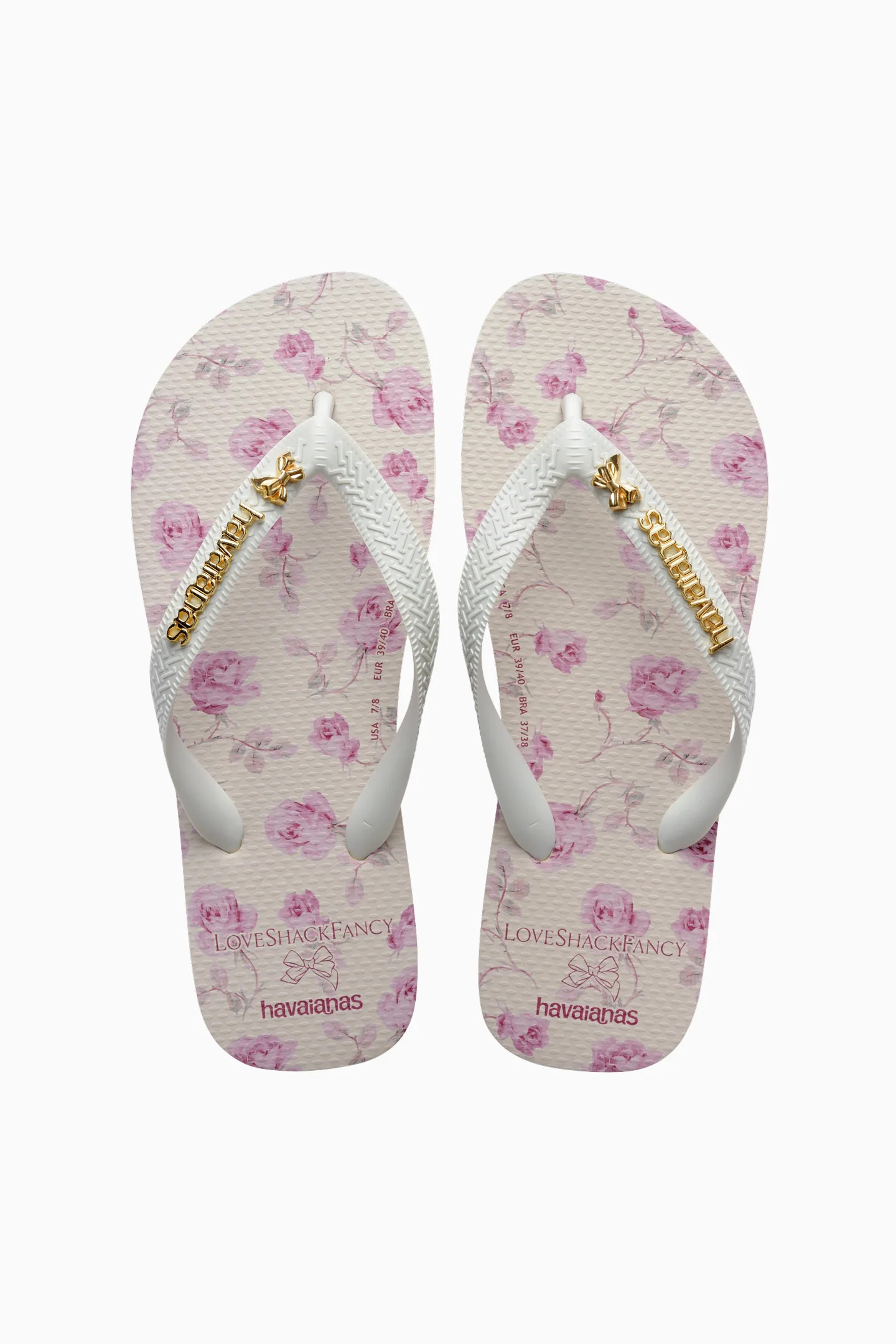 LoveShackFancy x havaianas Women's Sterling Dusk Top Flip Flops | LoveShackFancy