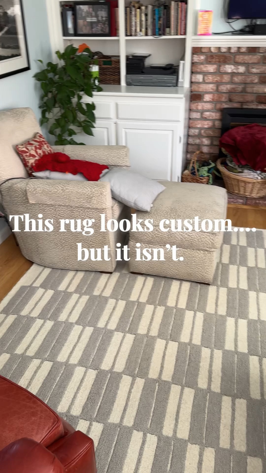 This rug looks custom… but it’s from Wayfair.

Soft underfoot, beautiful texture, and easy to live with — a great foundation piece for a real-life family room.
 
🏠 I share real-life decor, home finds, and organization for spaces that are pretty, not perfect. 💫

#LTKHome