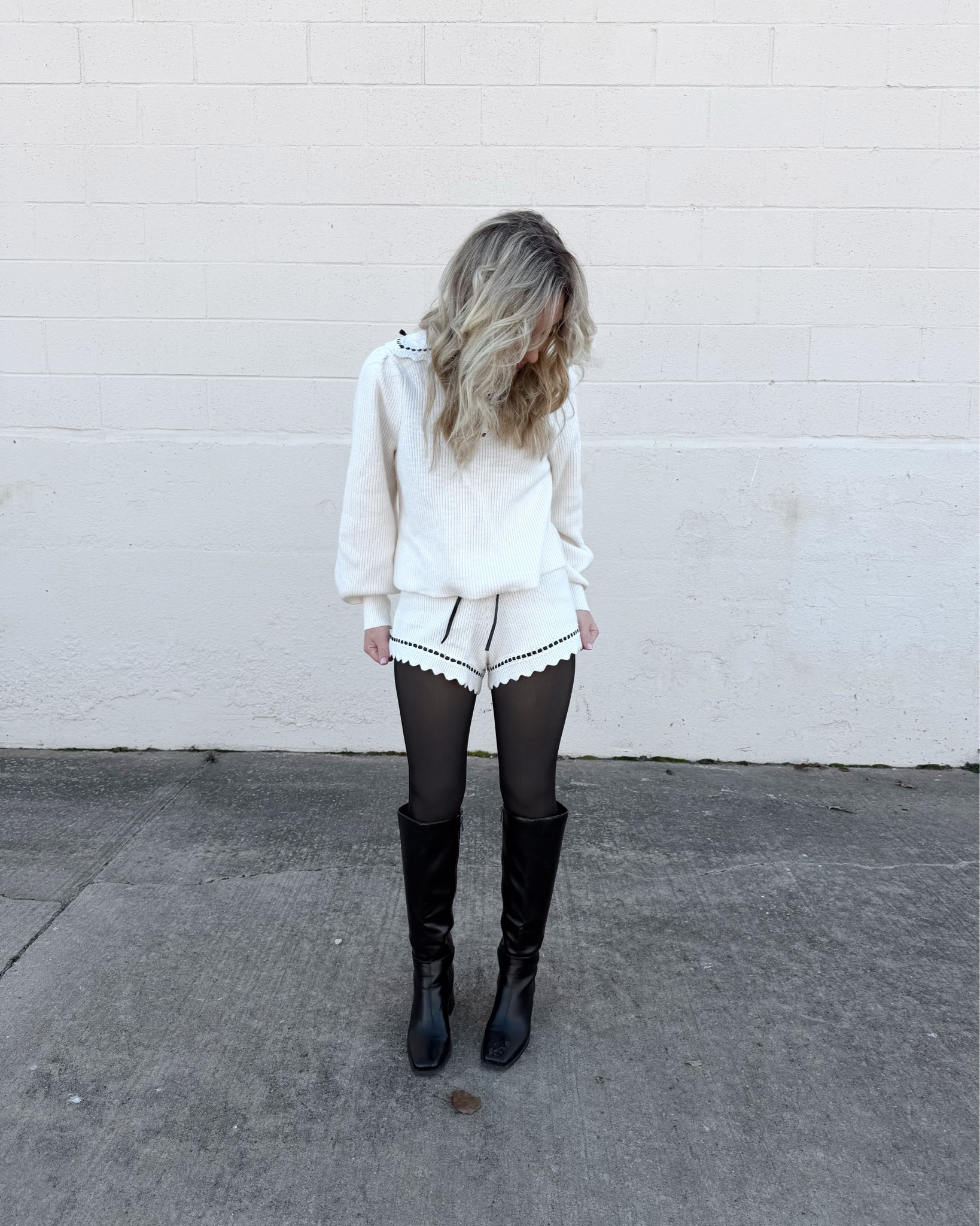 Target knit set I’m loving 🤍🖤 

#LTKFindsUnder50 #LTKFindsUnder100 #LTKootd