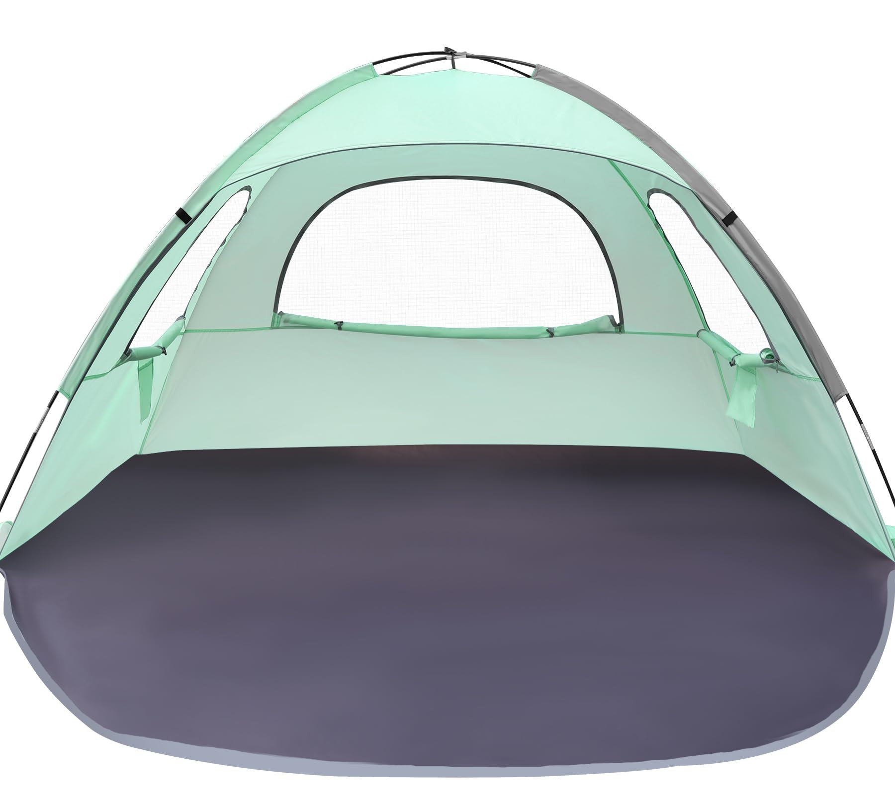 WhiteFang Beach Tent Anti-UV Portable Sun Shade Shelter for 3/4/6/8 Person, Extendable Floor with... | Amazon (US)