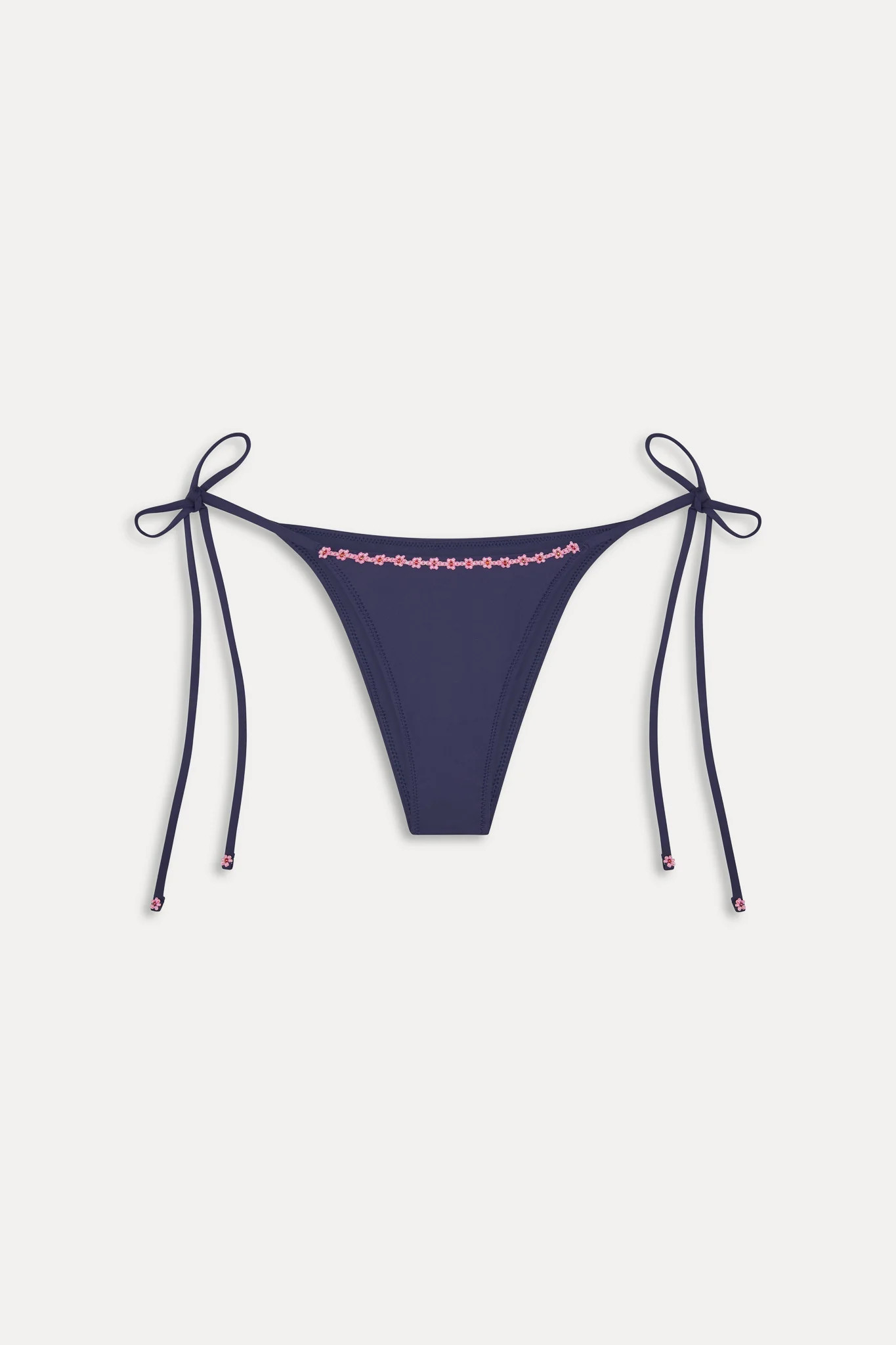 Mackenzie Cheeky String Bikini Bottom - Midnight Bloom | Shop.app