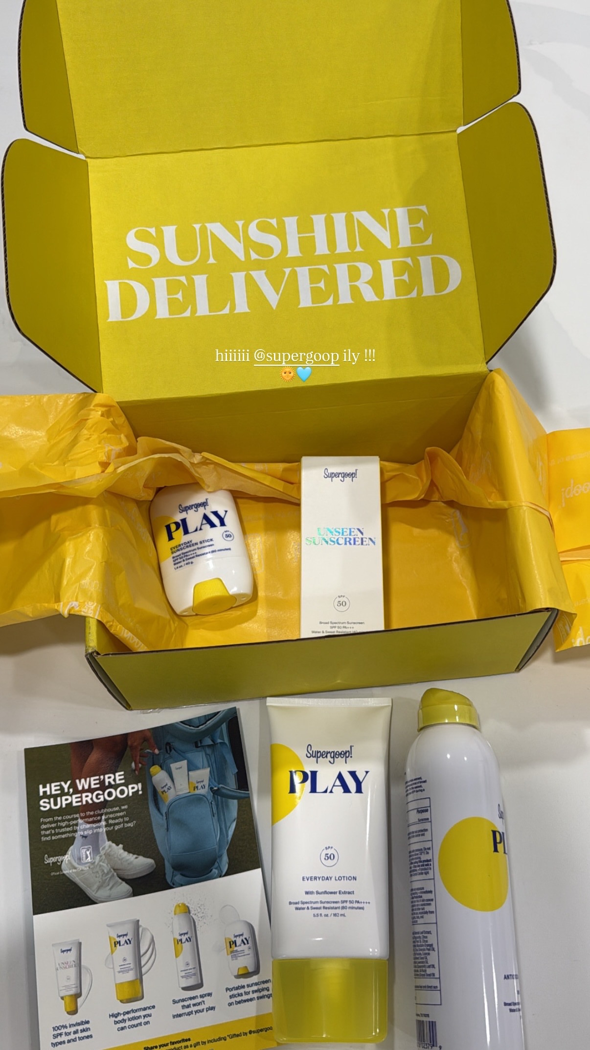 will be using this sunscreen alll summer long, thank you supergoop, ily 💛 

 #LTKFestival #LTKgrwm #LTKselfcare