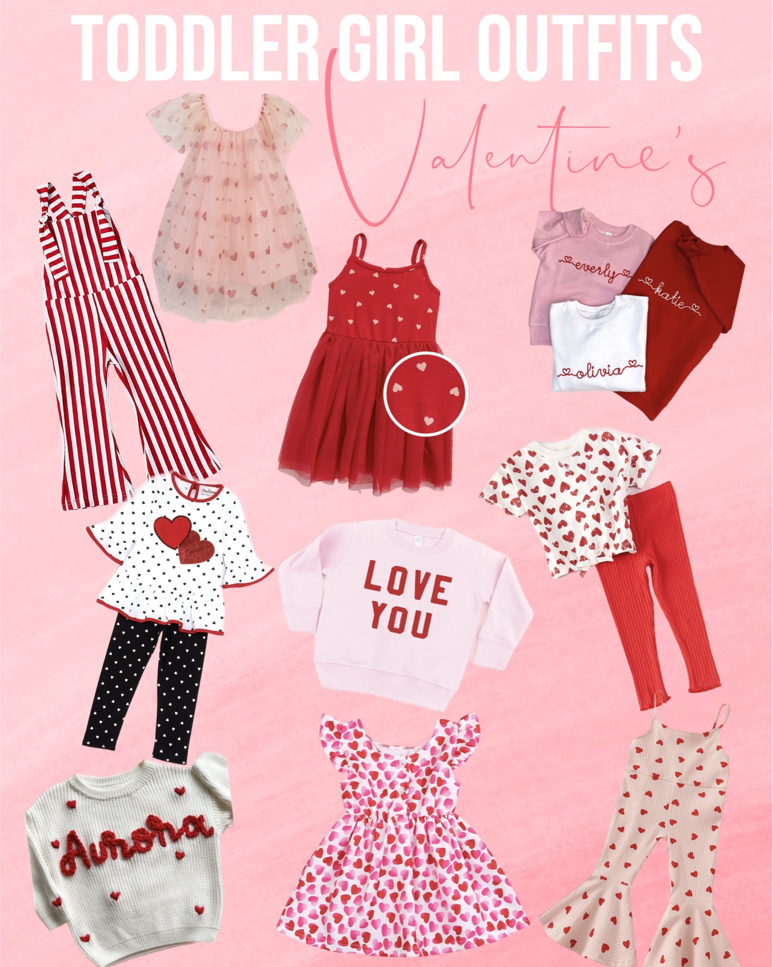 Toddler Girl Valentine’s Day Outfits❤️✨

Toddler Style
Toddler girl style
Valentines Outfits
Love


#LTKstyletip #LTKSeasonal #LTKkids