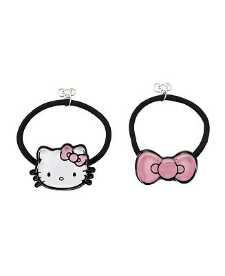 Character & Bow 2-Piece Stretchy Hair Tie Set | Macy's