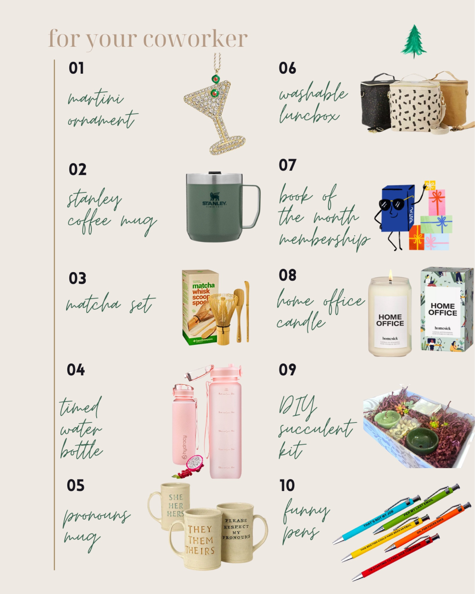 Holiday gift guide 2022

For your coworker 

#LTKU #LTKFind #LTKhome #LTKmens #LTKsalealert #LTKunder50 #LTKunder100

#LTKGiftGuide #LTKSeasonal #LTKHoliday