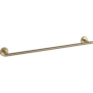 Trinsic 24 in. Towel Bar in Champagne Bronze | The Home Depot