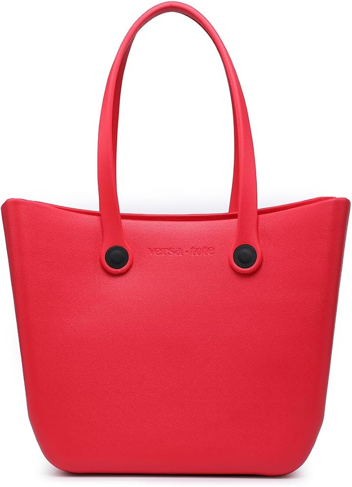 VIRA Medium Rubber Beach Bag Lightweight Waterproof Washable Durable Travel Tote for Boat Pool Sp... | Amazon (US)