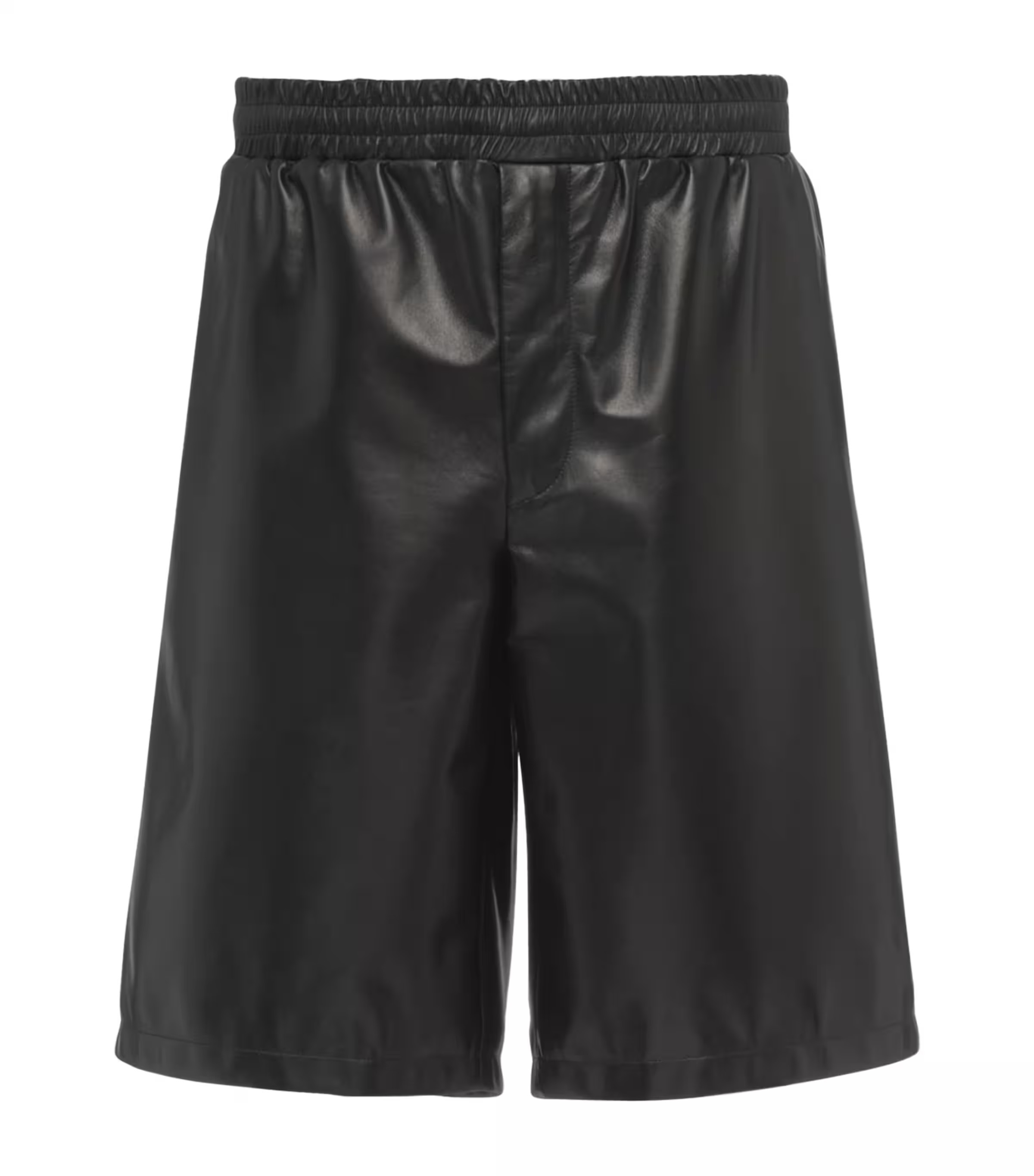 Prada Leather Bermuda Shorts | Harrods