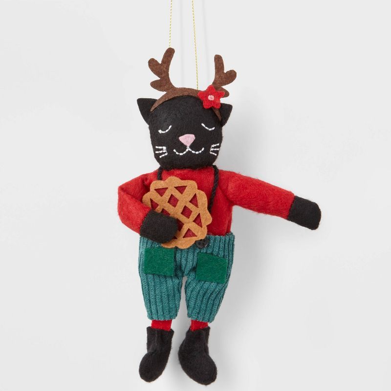 Cat with Pie Christmas Tree Ornament - Wondershop™ | Target