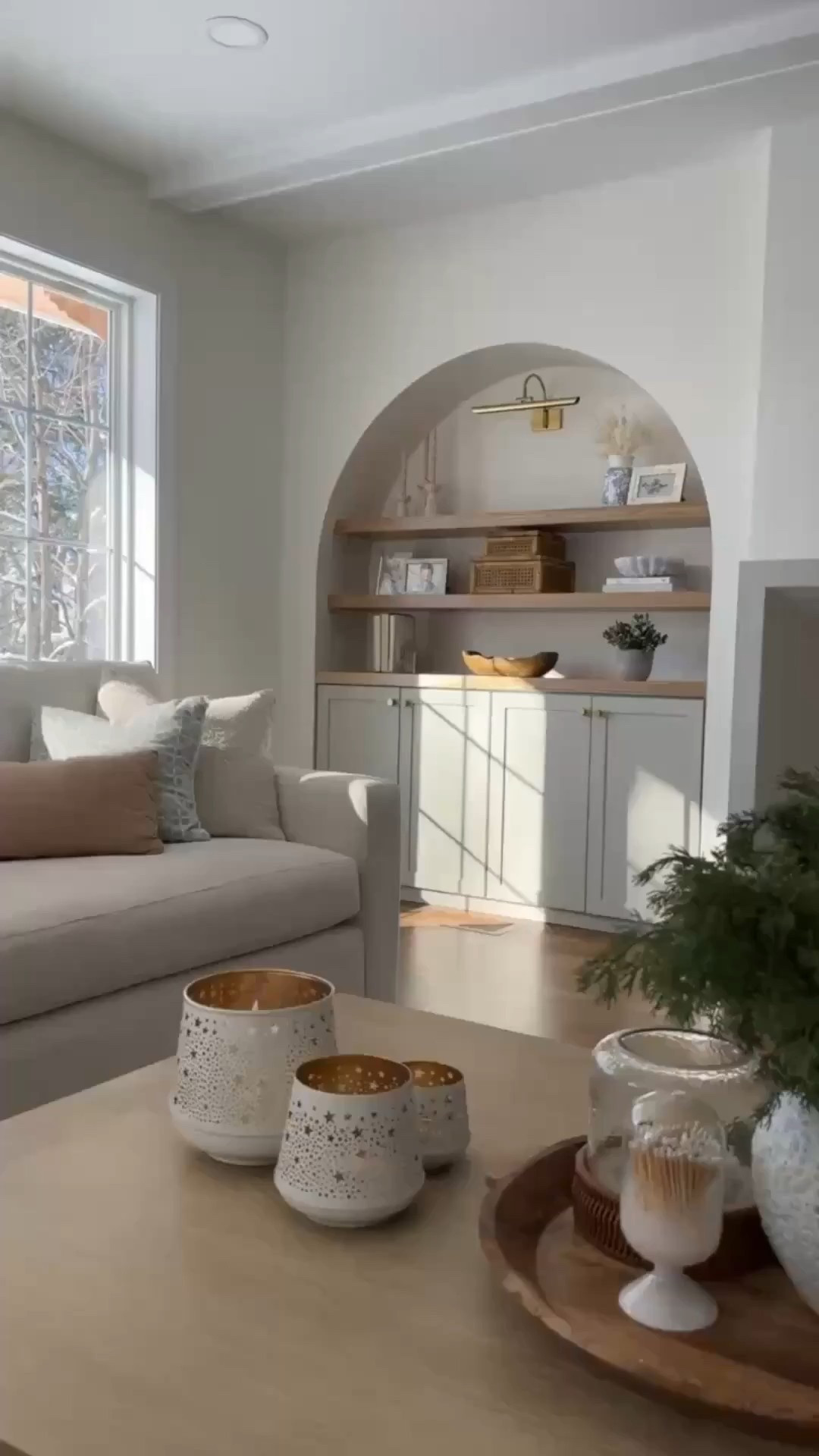 Winter sunlight views in the family room. Everything linked here!

#LTKHome