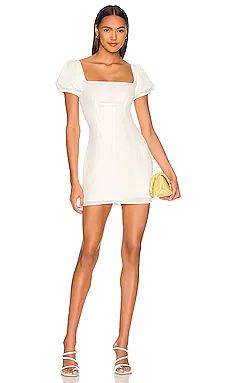 MORE TO COME Maddy Mini Dress in White from Revolve.com | Revolve Clothing (Global)