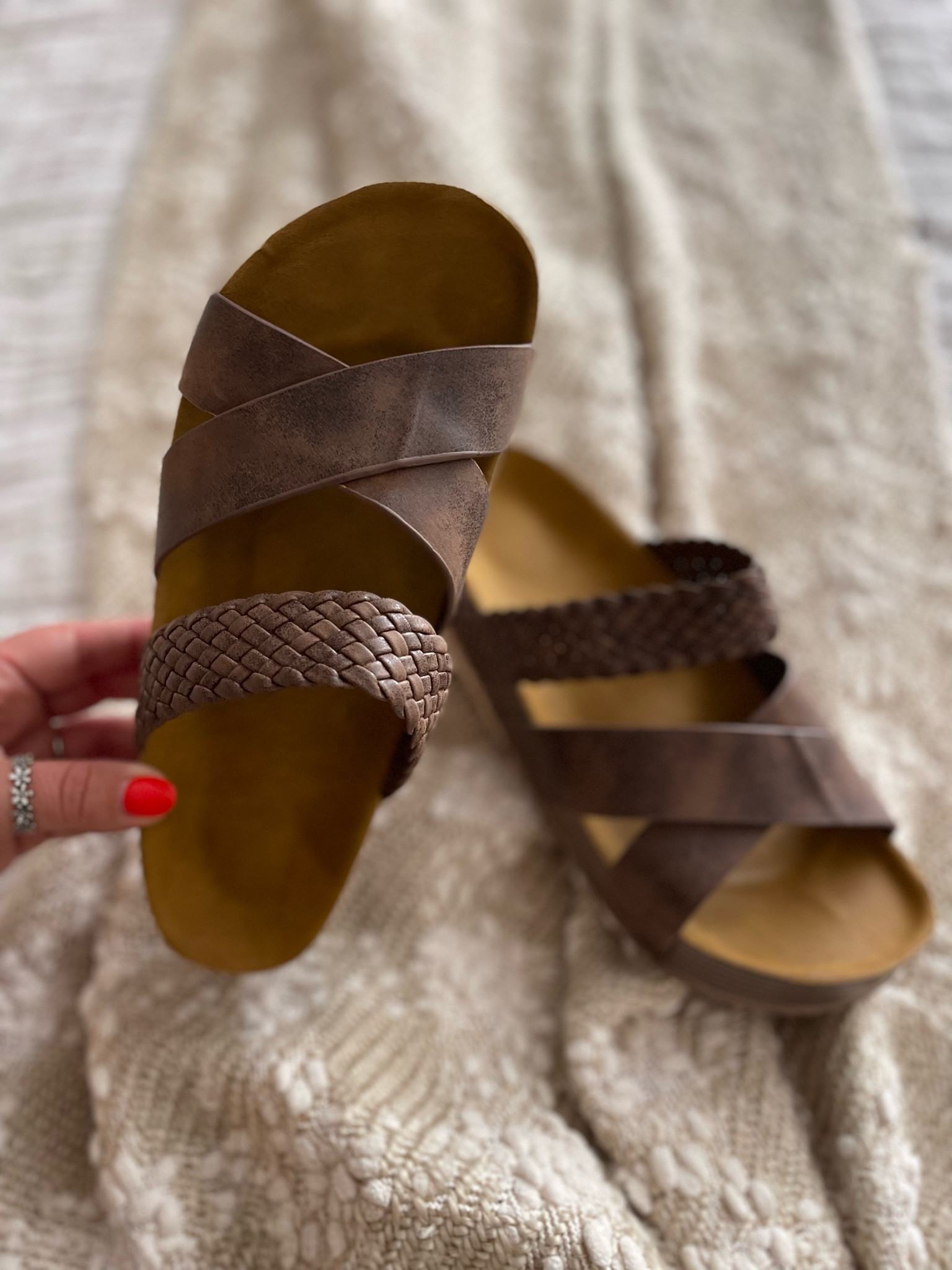 Platform sandals with pretty braided texture so cute for summer 

#LTKtravel #LTKfindsunder50 #LTKU