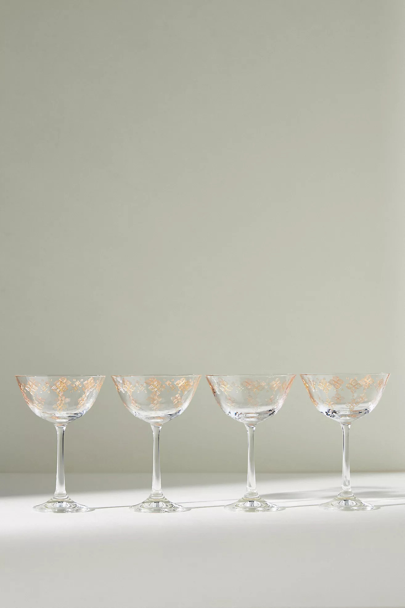 Kenton Coupe Glasses, Set of 4 | Anthropologie (US)