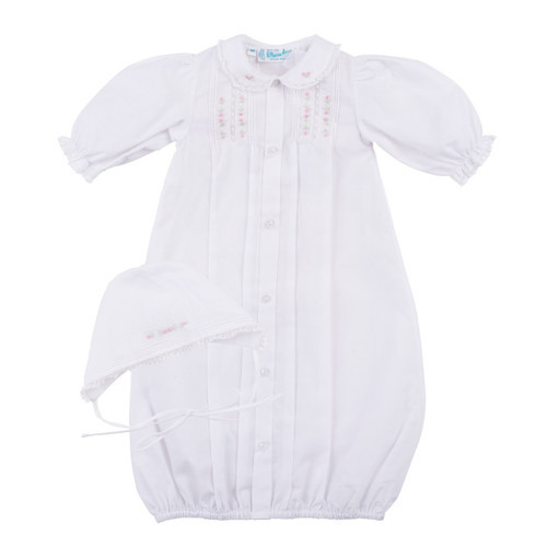 Girls Floral Take Me Home Gown with Bonnet | Feltman Brothers