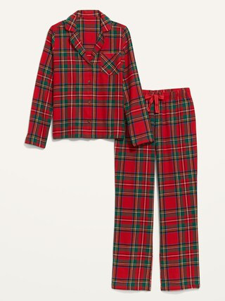 Printed Flannel Pajama Set for Women | Old Navy (US)