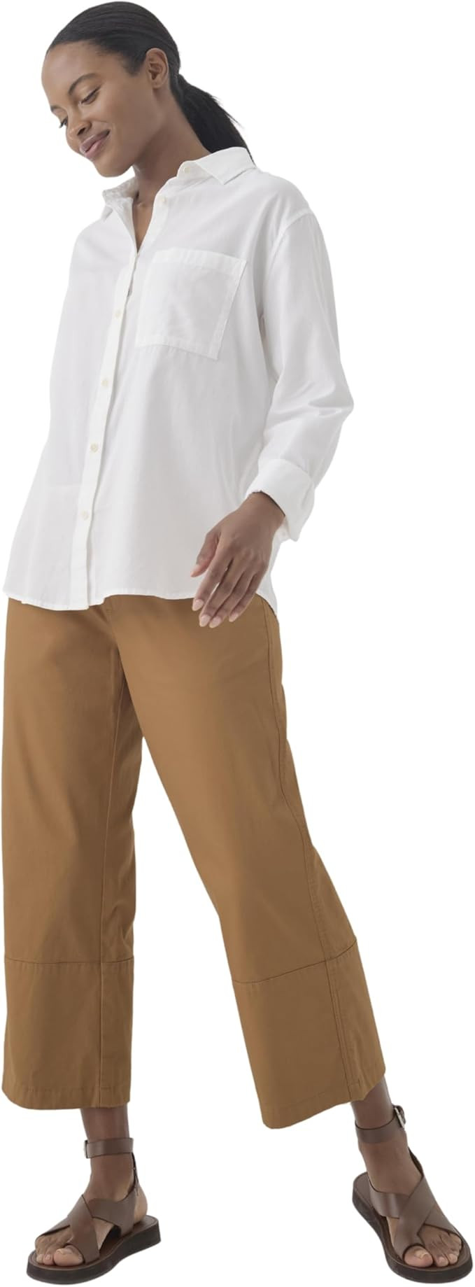 Pact Organic Cotton Women's Daily Crop Pants | Amazon (US)