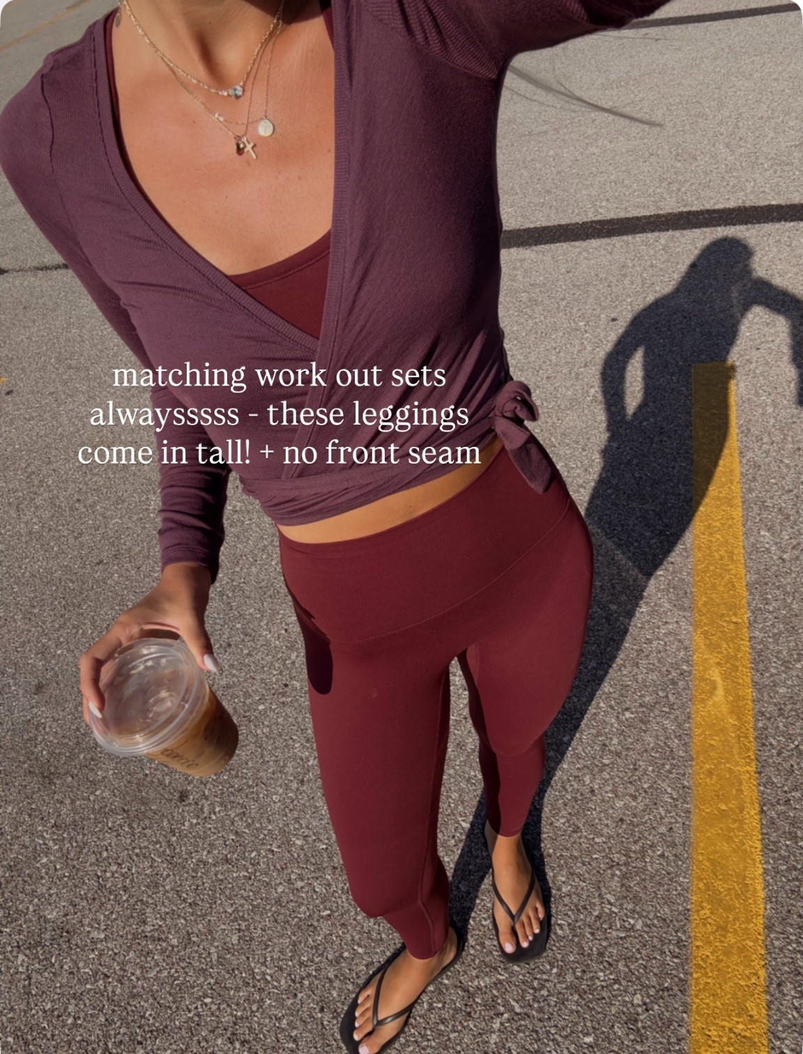 matching workout set !! i have two brands in this color- if you get the lavento brand, size down in leggings, tts in top. if you get the pavoi set, it runs true to size. i get long length!

#LTKSaleAlert #LTKFindsUnder50 #LTKStyleTip