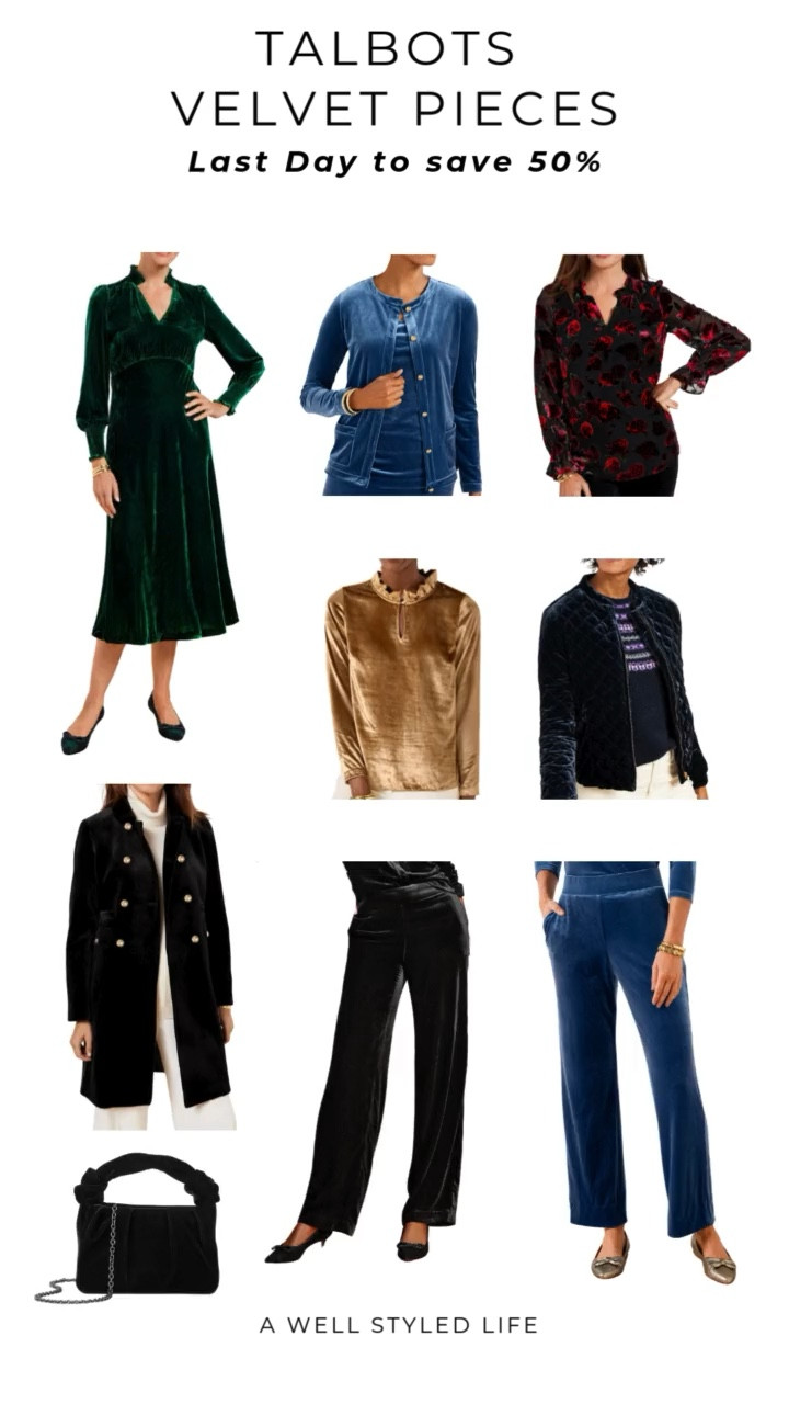 Holiday Outfit Inspiration

All items 50% off at Talbots.


#Fashionover50 #LTKOver50Style #fashion #womensfashion #fallfashion #falloutfit #winterfashion #winteroutfit #talbots #holidayfashion #holidayoutfit #velvet

#LTKCyberWeek #LTKHoliday #LTKSaleAlert