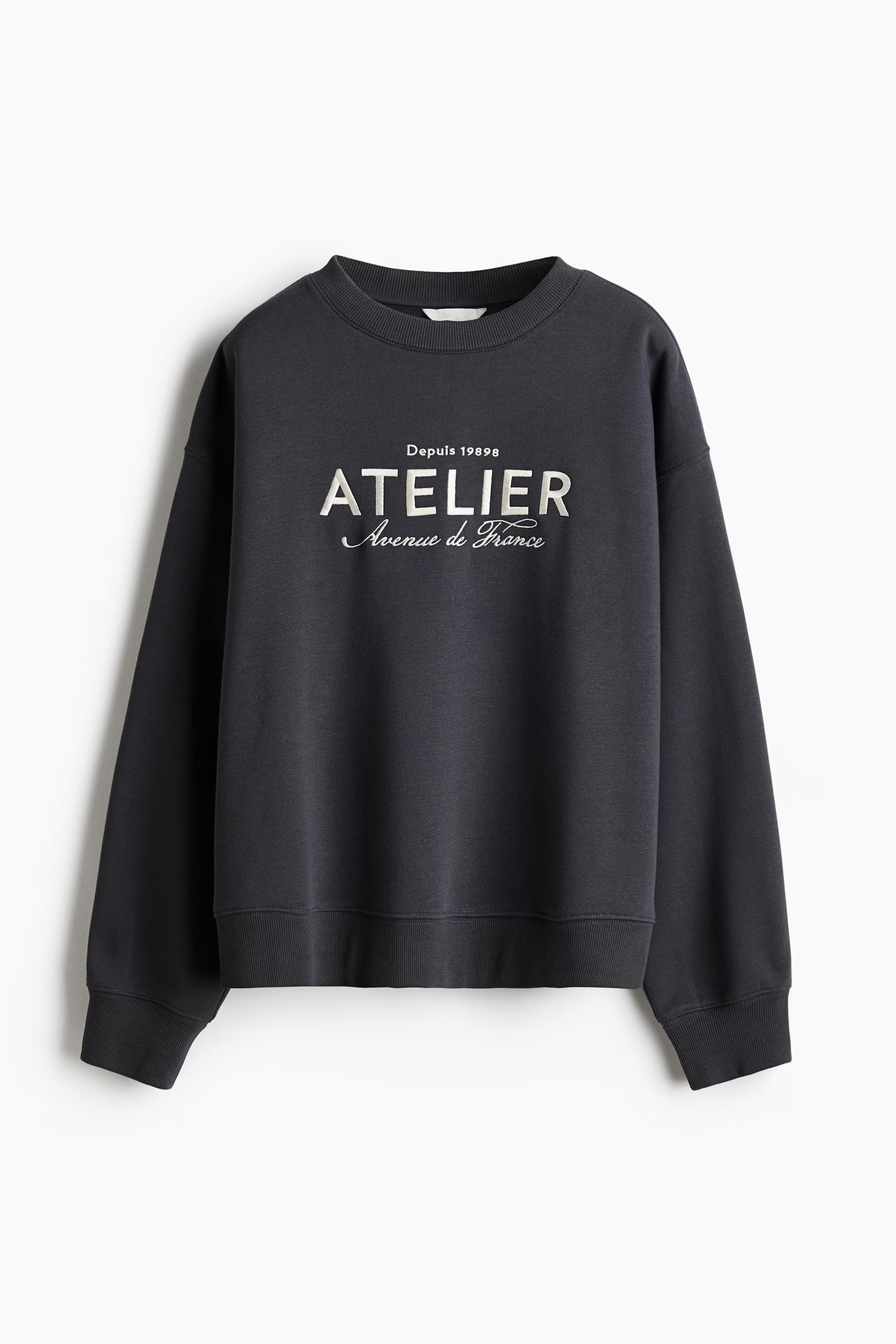Sweatshirt with Text Motif | H&M (US + CA)